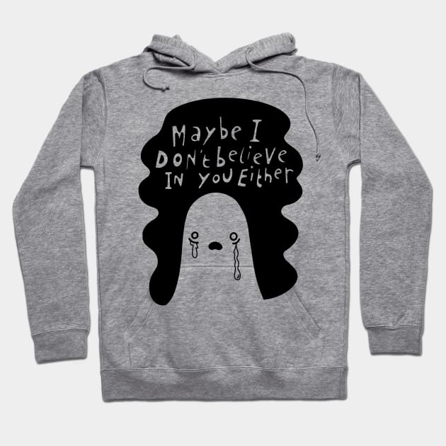 Skeptical Ghost Hoodie by This Is Sian Ellis